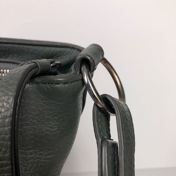 AllSaints Fetch Lea Backpack Handbag Mink Grey Leather Purse Bag OS - Picture 8 of 15